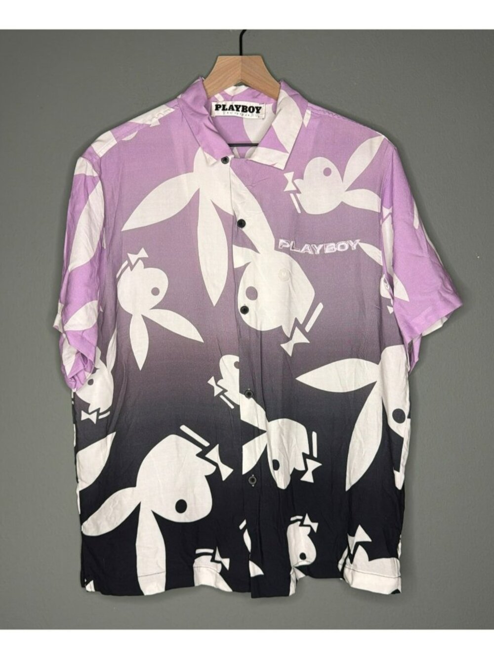 Playboy by PacSun Euphoria Camp Button Up Shirt Men's Medium